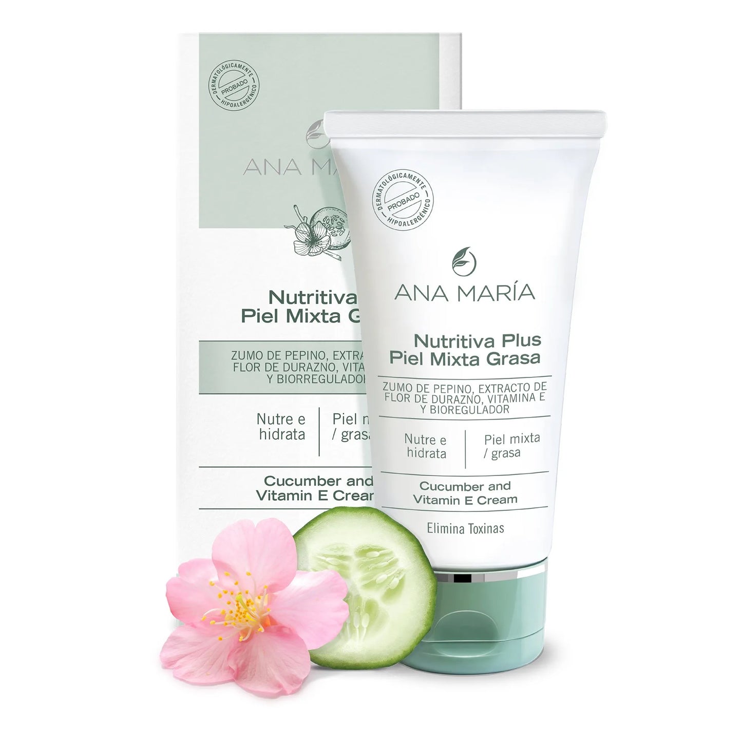 Ana Maria Nutritiva Plus Pepino Y Vitamina E Piel Mixta Grasa 60g