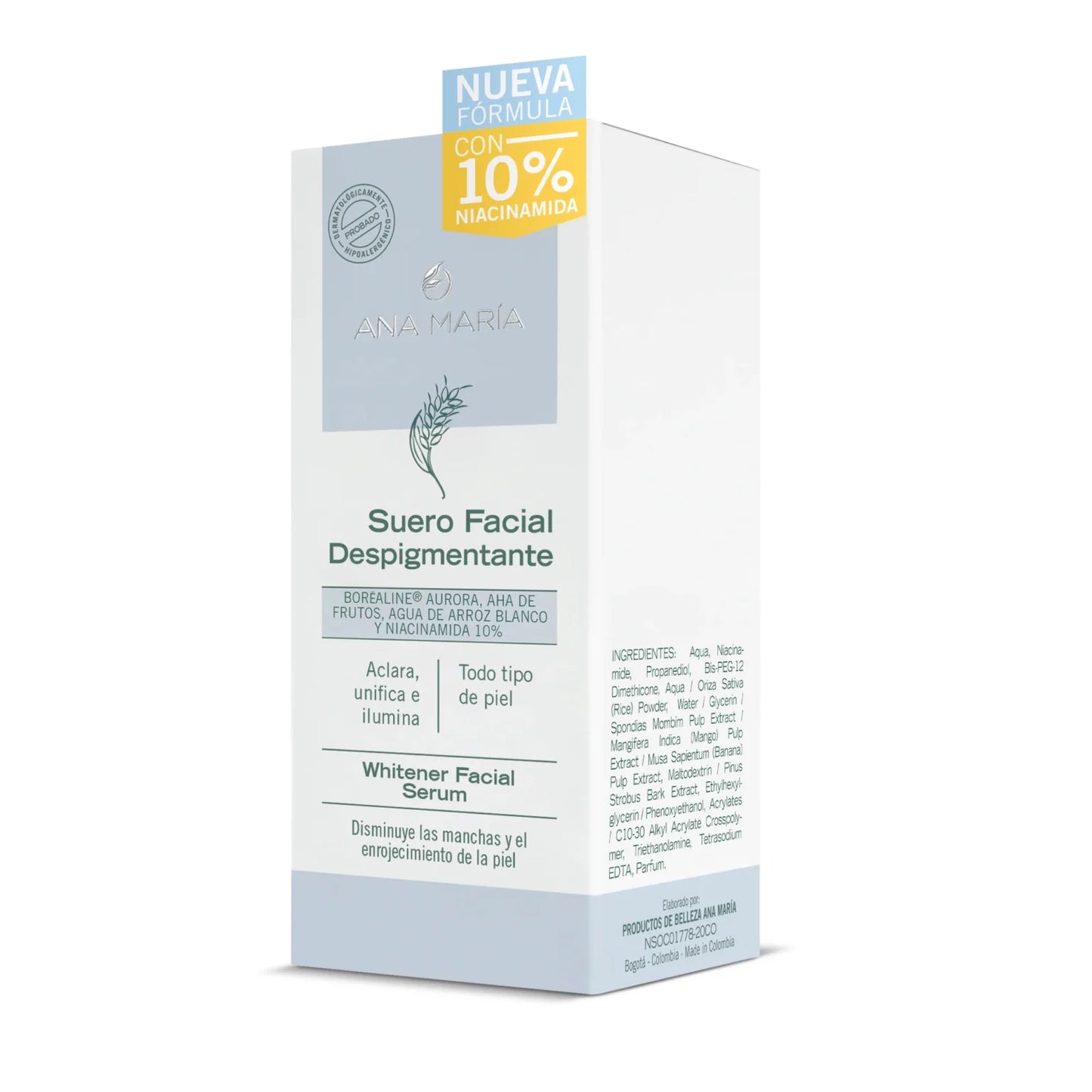 Suero Facial Despigmentante Ana María