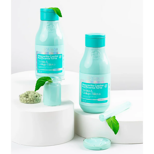 Menta Hair Mascarilla Purificante Forte con Menta y Ginkgo Biloba x550ml