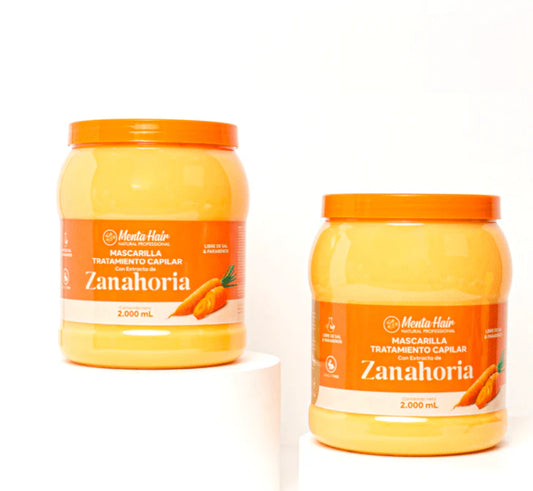 Tratamiento Capilar Con Zanahoria Colageno Y Vitamina E - X2000ml