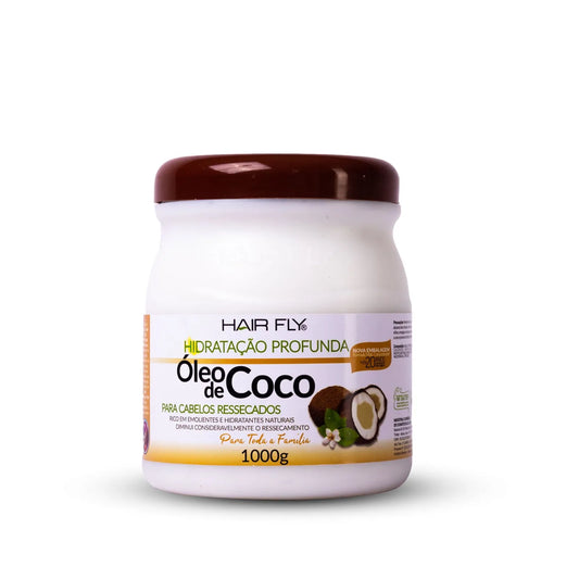 Crema Acondicionadora de Hidratación Profunda con Aceite de Coco 1 kg